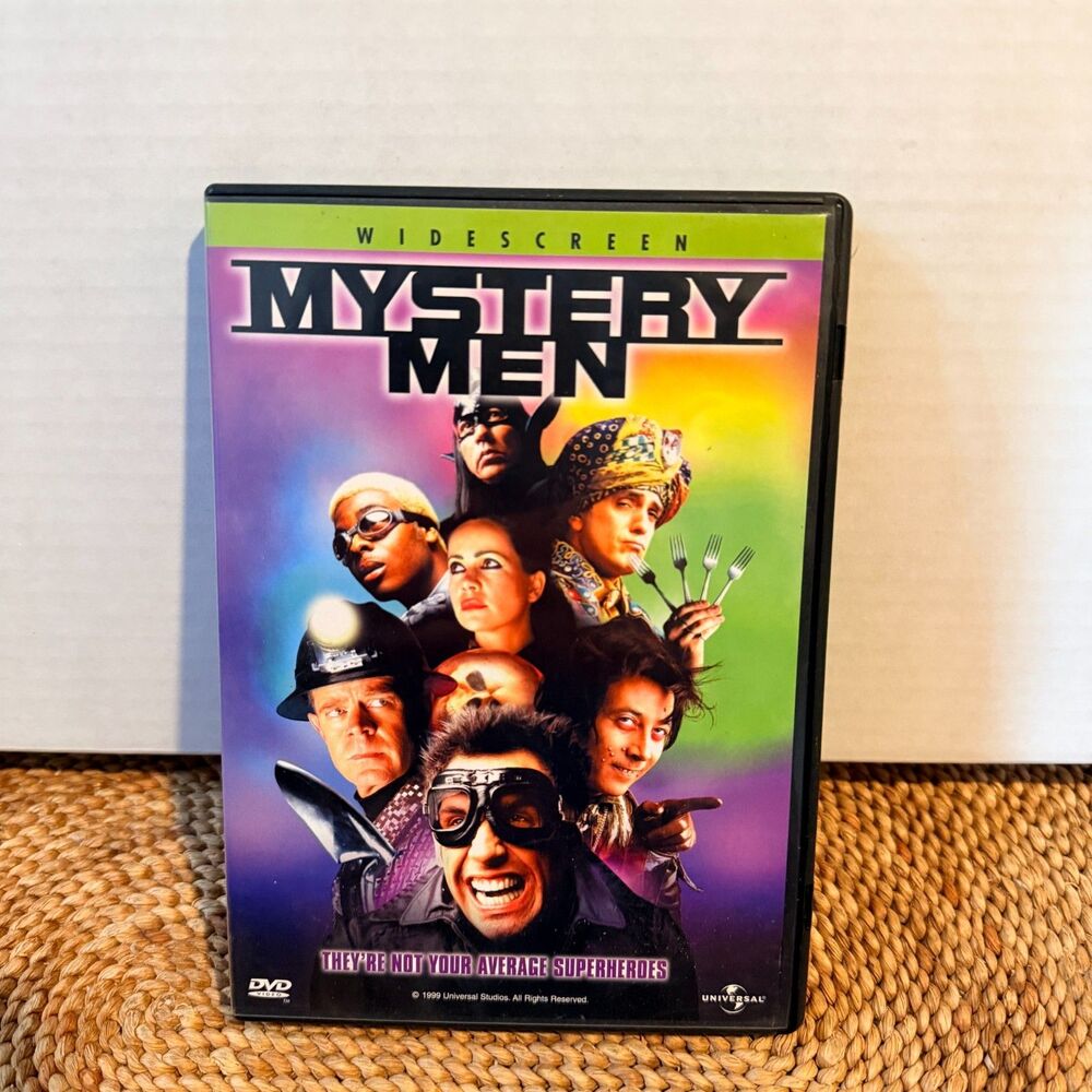 Mystery Men DVD Ben Stiller Hank Azaria William H Macy Widescreen Tested 1999
